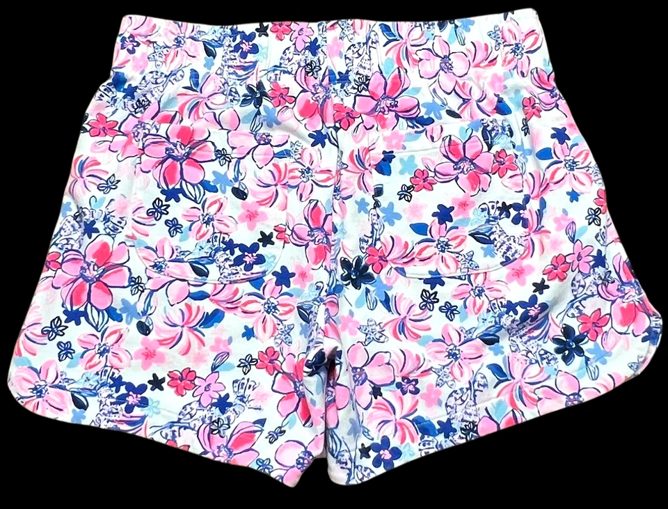 Pantalones Cortos Lilly Pulitzer Mujer (S) Kylar Floral Tejido Entrepierna 5" Vacaciones Foto 2 de 4