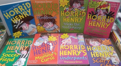 Horrid Henry by Francesca Simon 8 BOOK SET - BRAND NEW