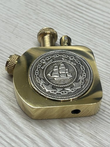 Vintage Petrol Lighter USSR WW2 Handmade Steampunk - Picture 3 of 10