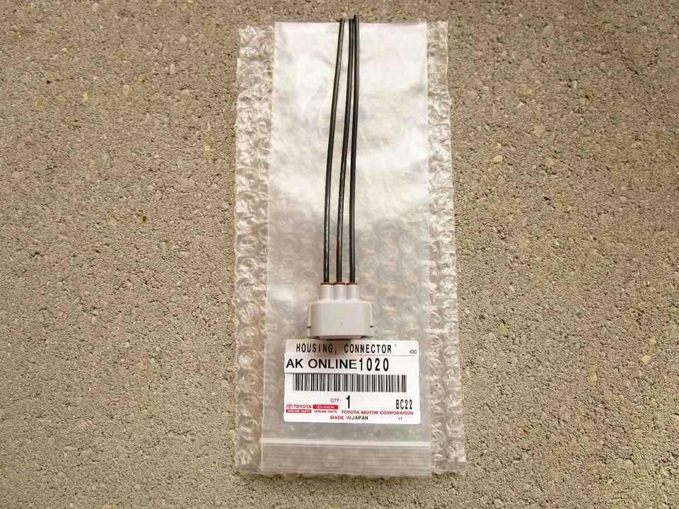 FITS 07 - 14 TOYOTA FJ CRUISER FRONT TURN SIGNAL LIGHT PIGTAIL CONNECTOR OEM NEW Foto 4 de 4