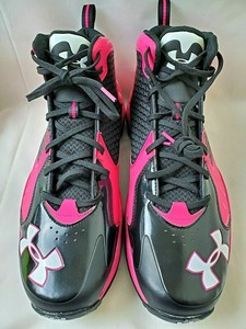 pink and blue under armour shoes