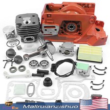 For Husqvarna 268 272 272XP Crankcase Cylinder Crankshaft Piston Kit Parts NEW