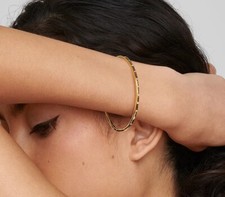 Ippolita 18k Solid Rose Gold Stardust 28-Stone Diamond Bangle $5495