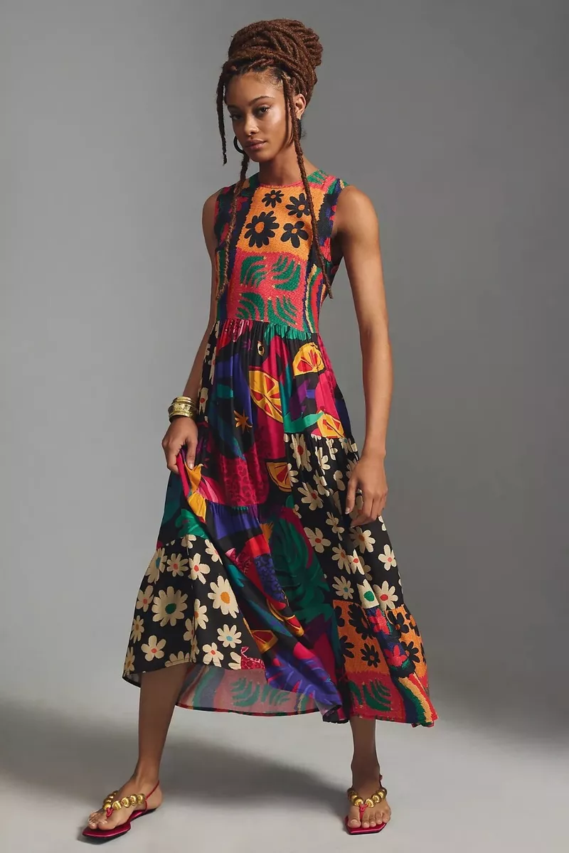 patchwork dresses