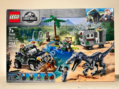 lego jurassic world baryonyx face off