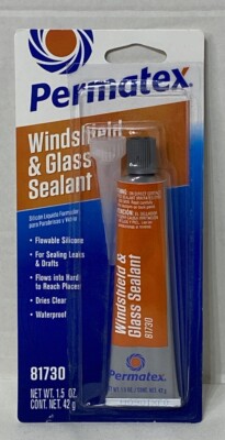 Permatex 81730 Flowable Silicone Windshield and Glass Sealer 1.5 oz.