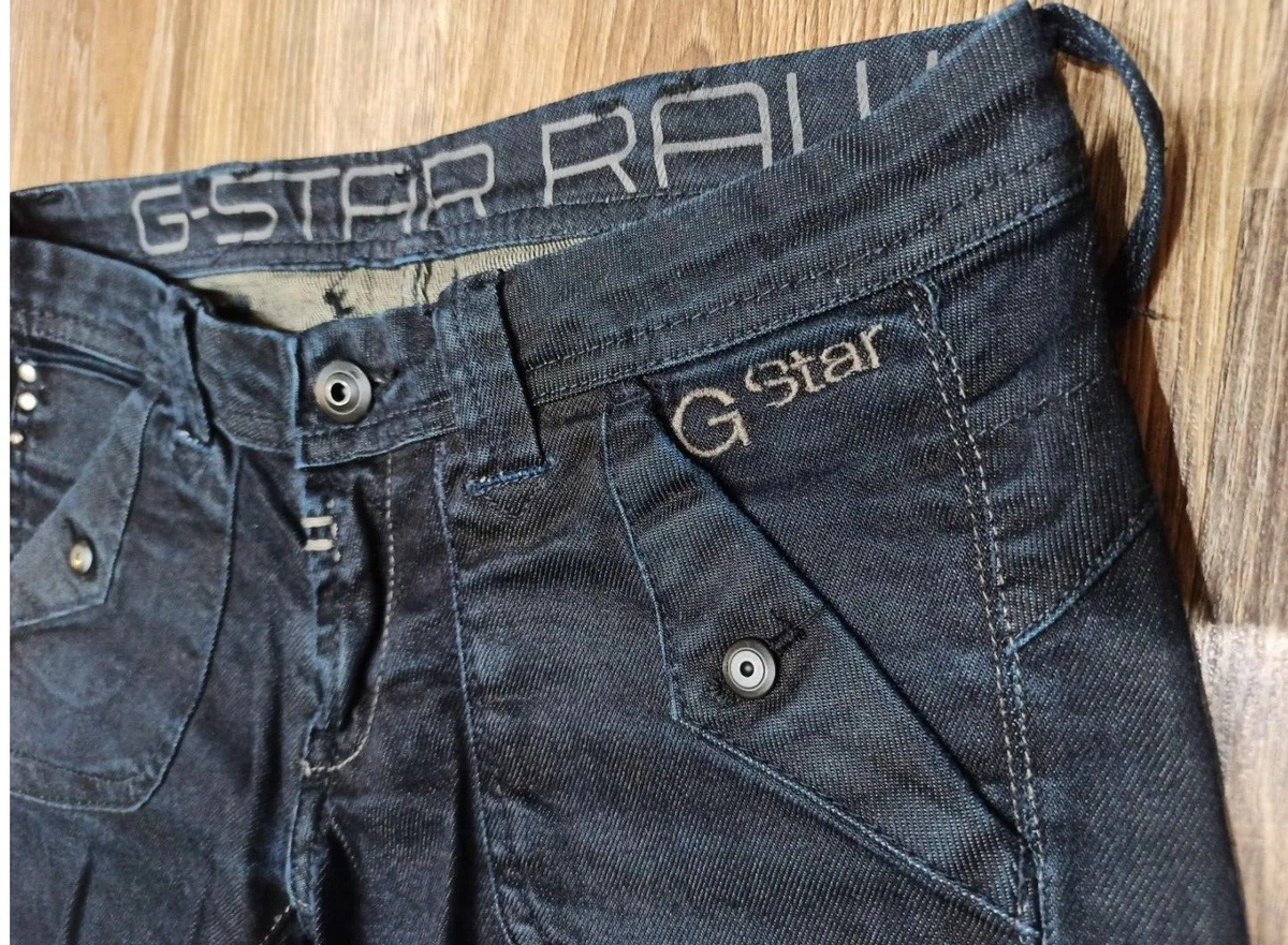 Jean G-STAR Brut Denim Pour Femme - Taille 24/32 - Bleu Délavé - Occasion Excellent état