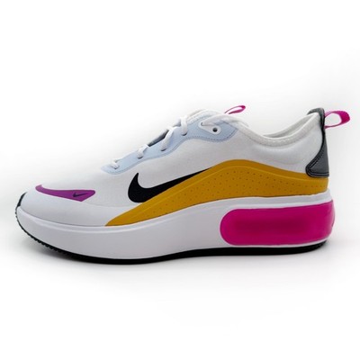 Nike Air Max Dia Womens Size 8.5 Sneakers Shoes White Pollen Rise Pink Yellow