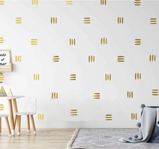 120pcs Modern Line Wall Stickers Boho Nursery Kids Living Room Scandinavian Home