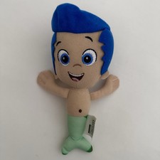 Bubble Guppies Gil Blue Mermaid Boy Plush 8" inch Stuffed Toy Nickelodeon 2013
