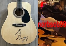 SHABOOZEY SIGNED AUTOGRAPH 41" ACOUSTIC GUITAR w/EXACT VIDEO PROOF & BECKETT COA