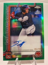 2025 Topps Chrome Pro Debut PDC-91 Juan Baez Auto Green /99 Autograph