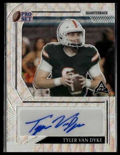 2022 Pro Set Metal #PA-TVD Tyler Van Dyke Wave Silver #/40 Auto SN,AU