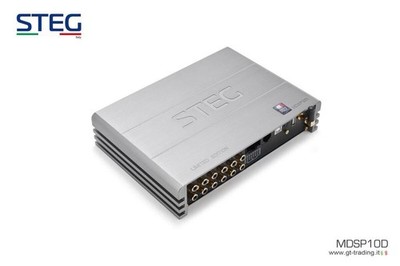 Steg Mdsp10D 10 Channel DSP  8 Channel Built In Amplifer Top Sq Rare