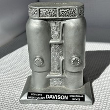 Davison Molecular Sieves Bank Vintage Chalkware Chemistry Advertising Promotion