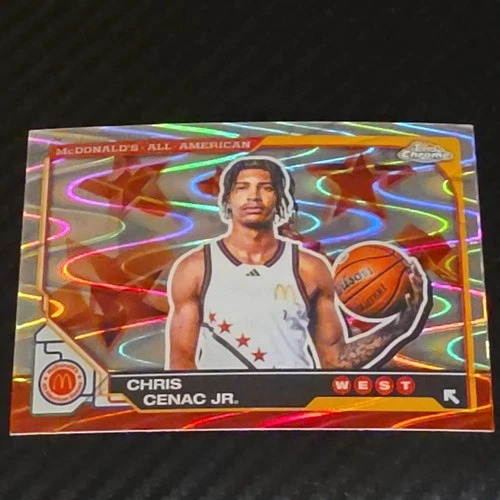 2025 Topps Chrome McDonald's All American RayWave Refractor #49 Chris Cenac Jr.,