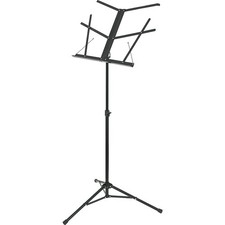 Musician's Gear Folding Music Stand Black New Style