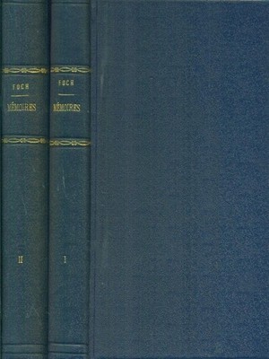 MEMOIRES 2 VV FOCH MARECHAL PLON 1931 