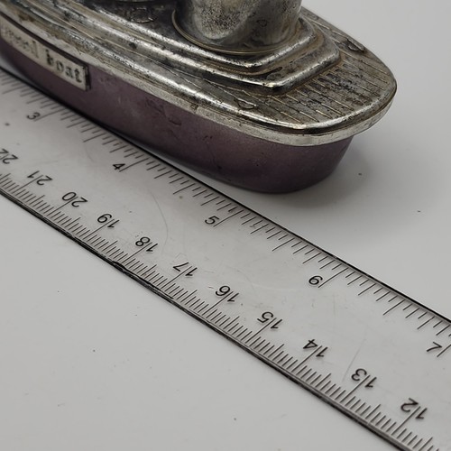 Vintage Speed Boat Ship Novelty Cruet Nautical Salt Pepper Condiment Hong Kong - Bild 17 von 22