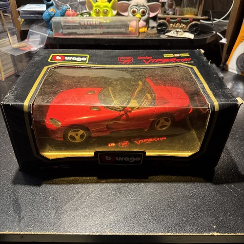 Burago New Old Stock Dodge Viper RT/10 1992 Diecast rot Maßstab 1:18 nie geöffnet??? - Bild 1 von 15