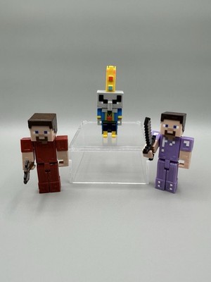 Mattel Minecraft Dungeons Arch Illager and steve action figure