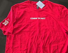 Jimmy John's Red Graphic Print T-Shirt L Short Sleeve Food Restaurant Theme