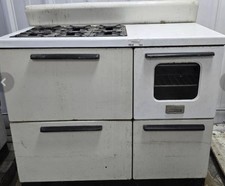 Antique 1945 Boss Kerosene Range Stove Oven Vintage Farmhouse Kitchen