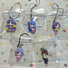 Lucky*star Izumi Konata Hiiragi Kagami Official Pvc Doll Figure Statue Pendant