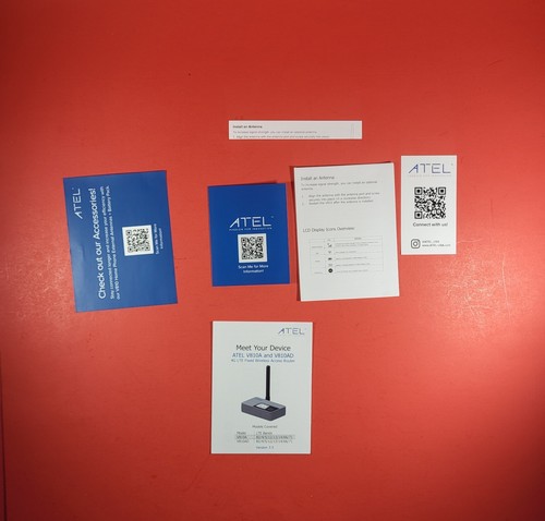 Atel V810A 4G/LTE Internet Gateway router wireless fisso 2500 mAh Batt (scatola aperta) - Foto 2 di 15