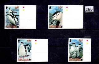 # SOUTH GEORGIA AND S. SANDWICH ISL MNH IMPERF WWF PENGUINS