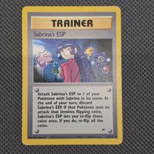 Pokemon Card Gym Heroes Sabrina's ESP 117/132 Unlimited Uncommon on eBay