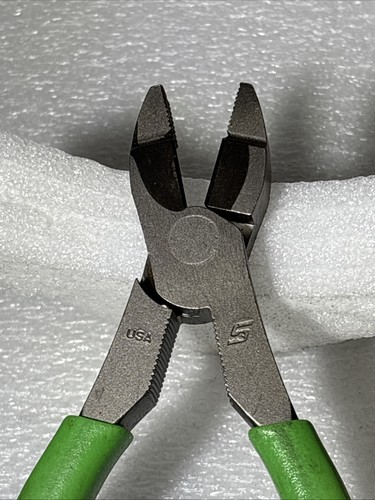 Herramientas Snap-on EE. UU. 7" Verde Agarre Suave Alicates Combinados de Alta Resistencia 57CFG - Imagen 5 de 9