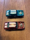 HOT WHEELS REDLINE 1970 SPOILERS HEAVY CHEVY  AQUA & COPPER WITH BUTTON
