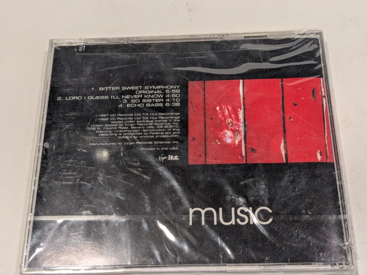 Bitter Sweet Symphony [US] [Single] by The Verve (CD, 1997, Virgin