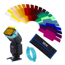 Selens SE-CG20 Flash/Strobe Color Filters Set Universal Flash Gels Lighting Filt