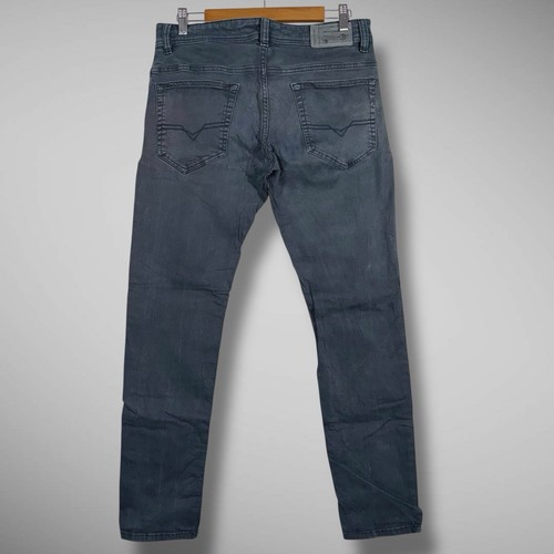 Diesel Jeans Mens 30x31 Black Denim Thavar XPA Stretch Slim Skinny Faded 81E - Picture 5 of 15