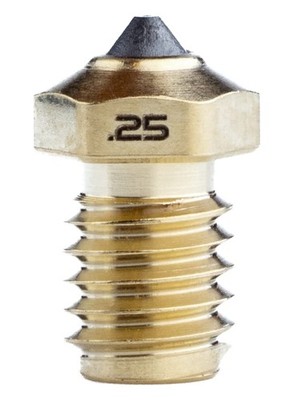 Diamondback V6 3D-Druckdüse mit PCD Diamantspitze verschleißfest
