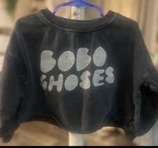 BOBO CHOSES CROPPED SWEATSHIRT, GIRL SIZE 5/6