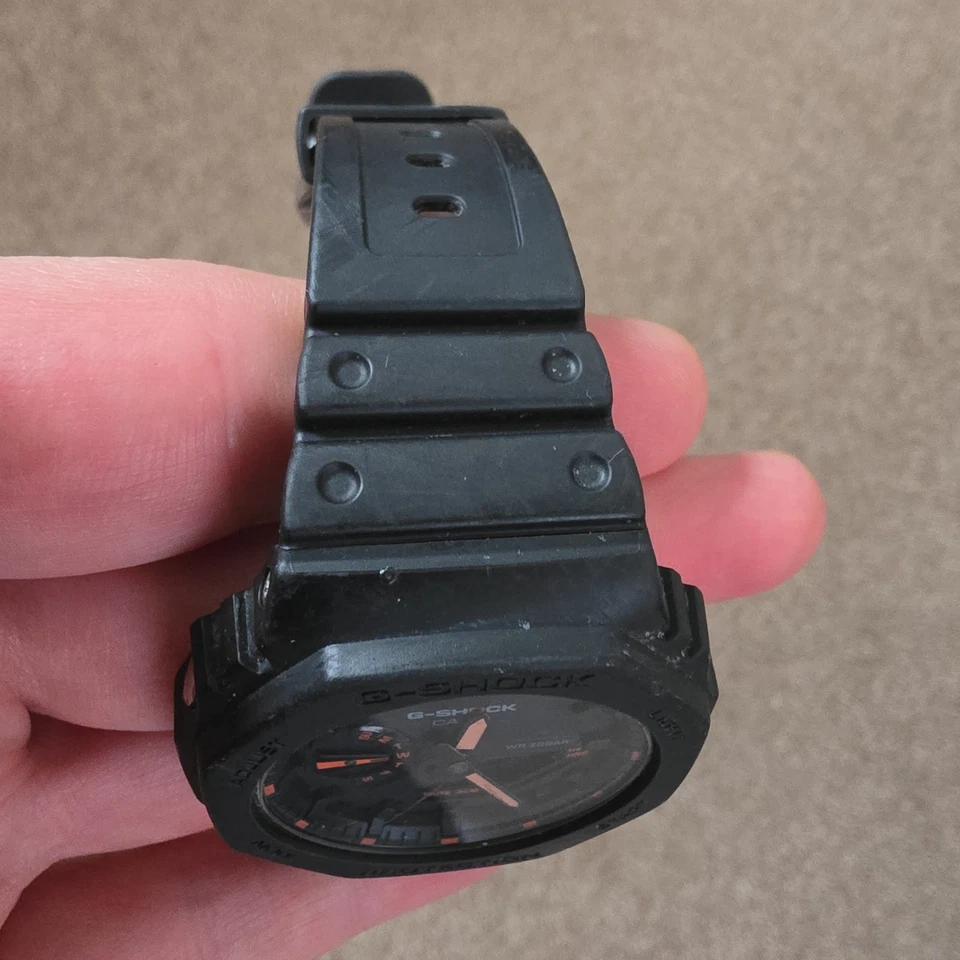 Casio G-Shock GA-2100-1AER Black Analog Digital Watch – Box & Papers, photo 3 of 5