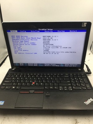 LENOVO THINKPAD E530 - BOOTS TO BIOS - INTEL I5 2450M - 4GB RAM - READ DESC - BB