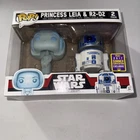 Funko Pop! Star Wars Princess Leia & R2-D2 Figures Limited Edition Summer