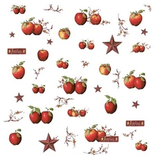 RoomMates Country Apples Peel and Stick Wall Decals - RMK1570SCS