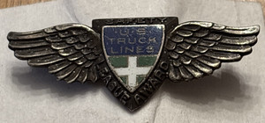 Vintage US truck lines lapel pen