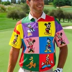 Adorable Mickey And Friends Father's Day Gift For Fan Golfers Polo Shirt
