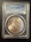 1923 Peace Silver Dollar $1 - PCGS MS64