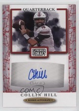 2021 Sage Premier Draft Auto Red Collin Hill #A108 Auto sq4