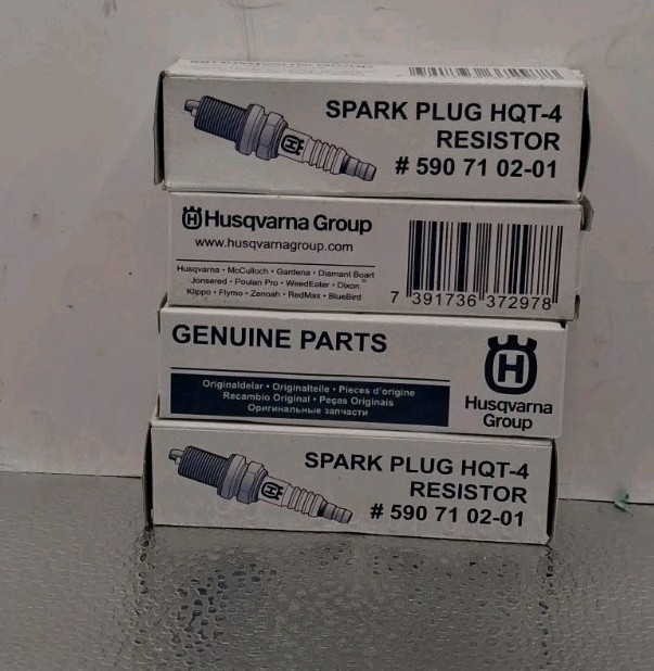 Husqvarna HQT-4 Resistor Spark Plugs 4