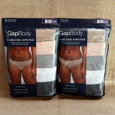 Set of 2 GapBody Seamless Hipster Panties Womens 2XL Plus 5 Pack Stretch Tagless