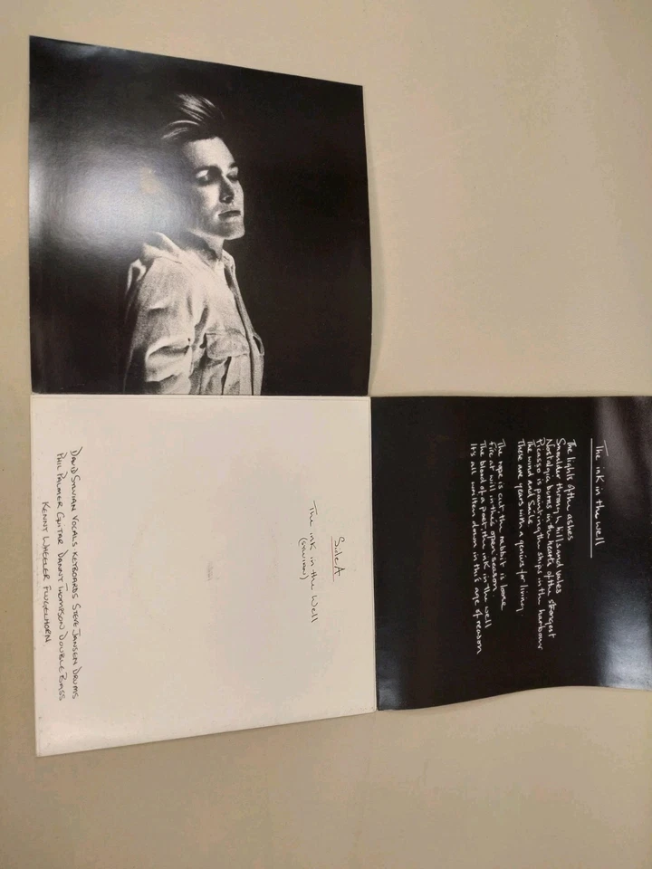 DAVID SYLVIAN The Ink In The Well Ltd Ed 1984 1st Press 7" Vinyl FOLD-OUT SLEEVE - Image 4 of 4