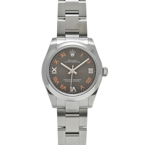 ROLEX Oyster Perpetual 31 177200 Gray Unisex Used Watch #61412
